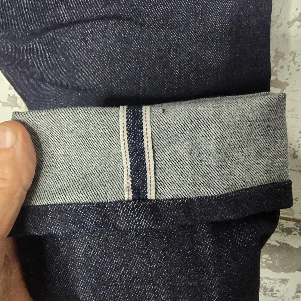 Kato Hiroshi The Scissors Slim Tapered Indigo Raw Selvedge Denim Jeans Mens 30